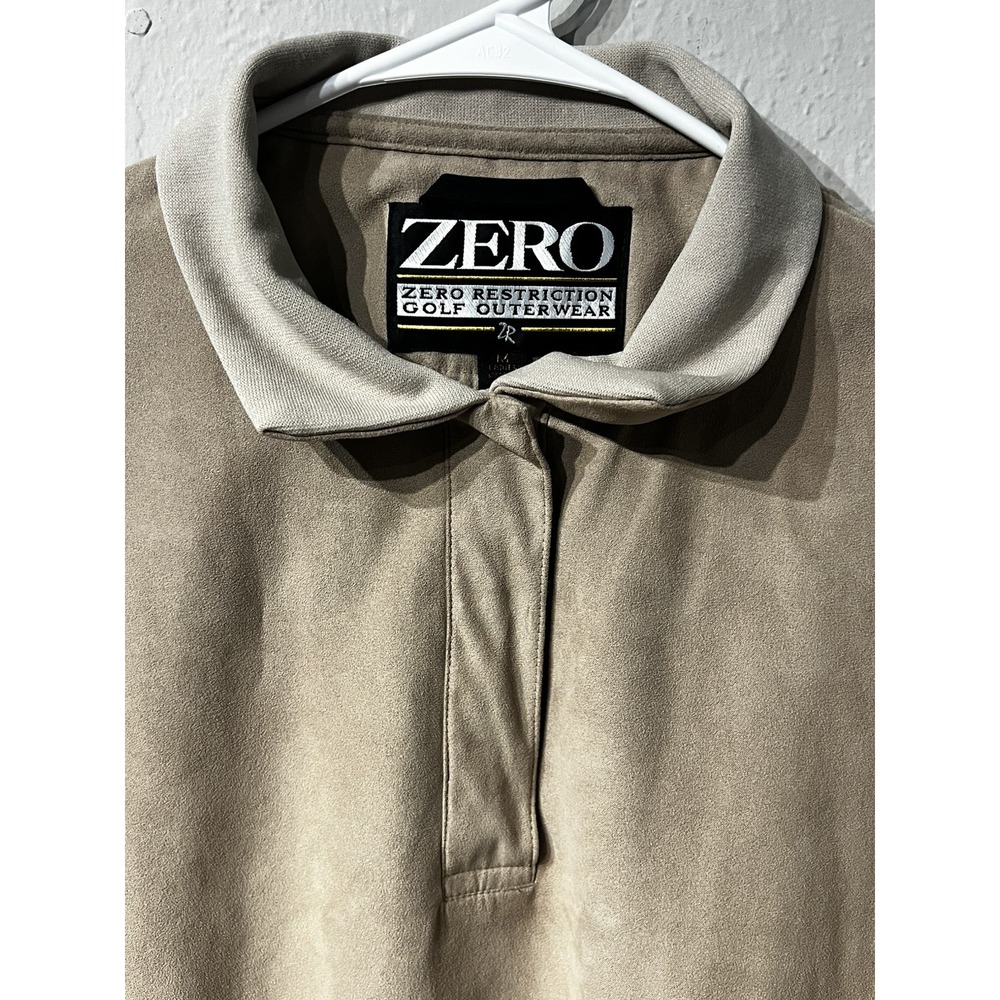 Zero Restriction Jacket Medium Brown Microsuede W… - image 10